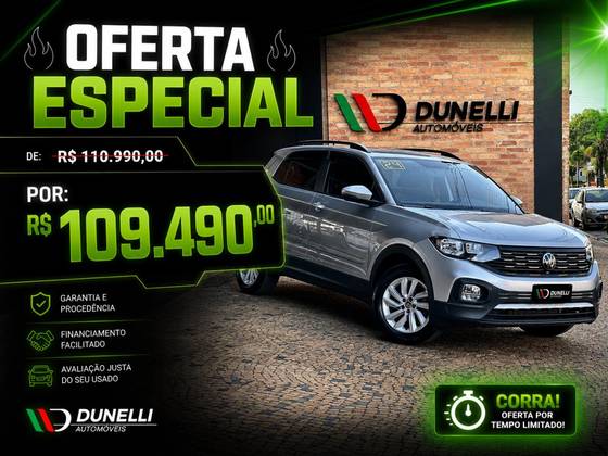VOLKSWAGEN T-CROSS 1.0 200 TSI TOTAL FLEX AUTOMÁTICO